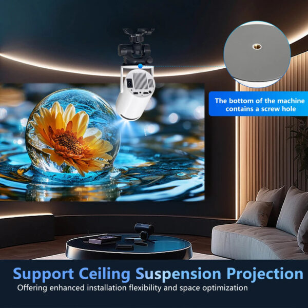 🎥 Magcubic HY300 PRO 4K Projector | 📡 Android 11 + Dual WiFi 6 | 💡 260 ANSI Lumens | 1080P HD | 🏠 Home & Outdoor Cinema | 🔊 BT 5.0 Allwinner H713 - Image 12