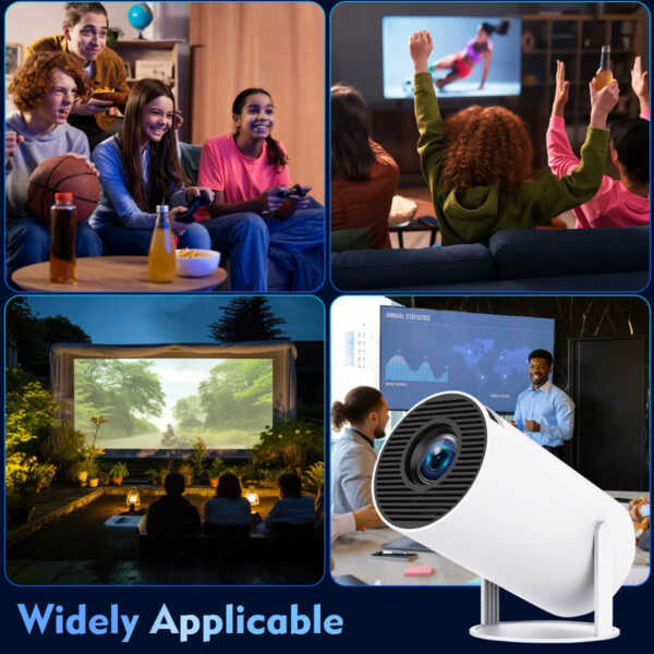 🎥 Magcubic HY300 PRO 4K Projector | 📡 Android 11 + Dual WiFi 6 | 💡 260 ANSI Lumens | 1080P HD | 🏠 Home & Outdoor Cinema | 🔊 BT 5.0 Allwinner H713 - Image 23