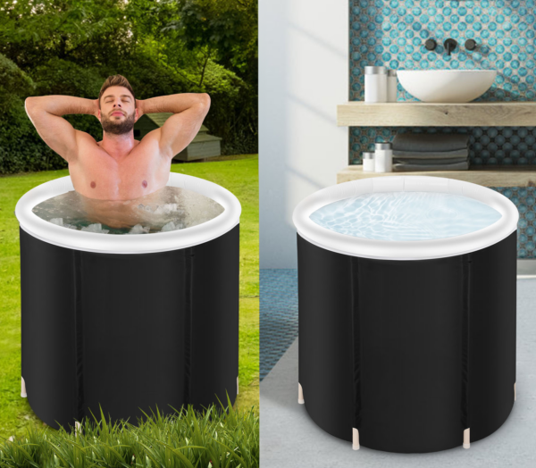 ❄️ Portable Recovery Ice Tub – 🏋️‍♂️ Perfect for Athletes | Outdoor Cold Therapy Spa 🛁