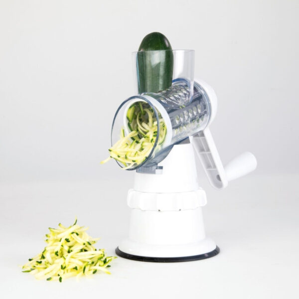 3 in1 Vegetable Slicer Chopper Grater Manual Kitchen Tools，For Cucumber Carrot Cutter Garlic Round Mandolin Shredder Potato Home - Image 4